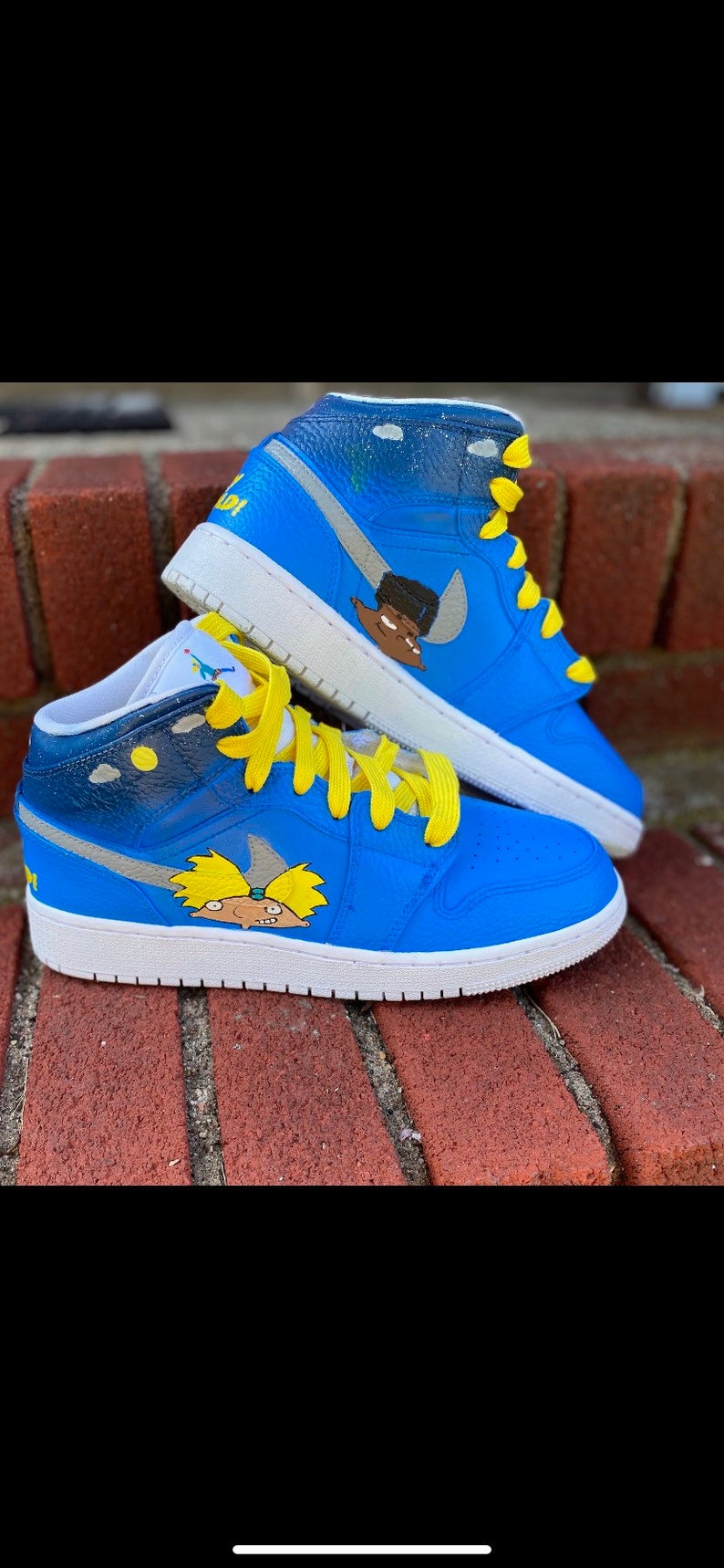 custom painted air jordan 1 mid