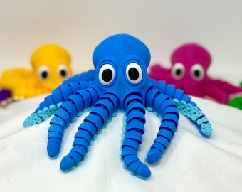 3D Printed Flexi Octopus Fidget Toy: Sensory, ADHD, ASD