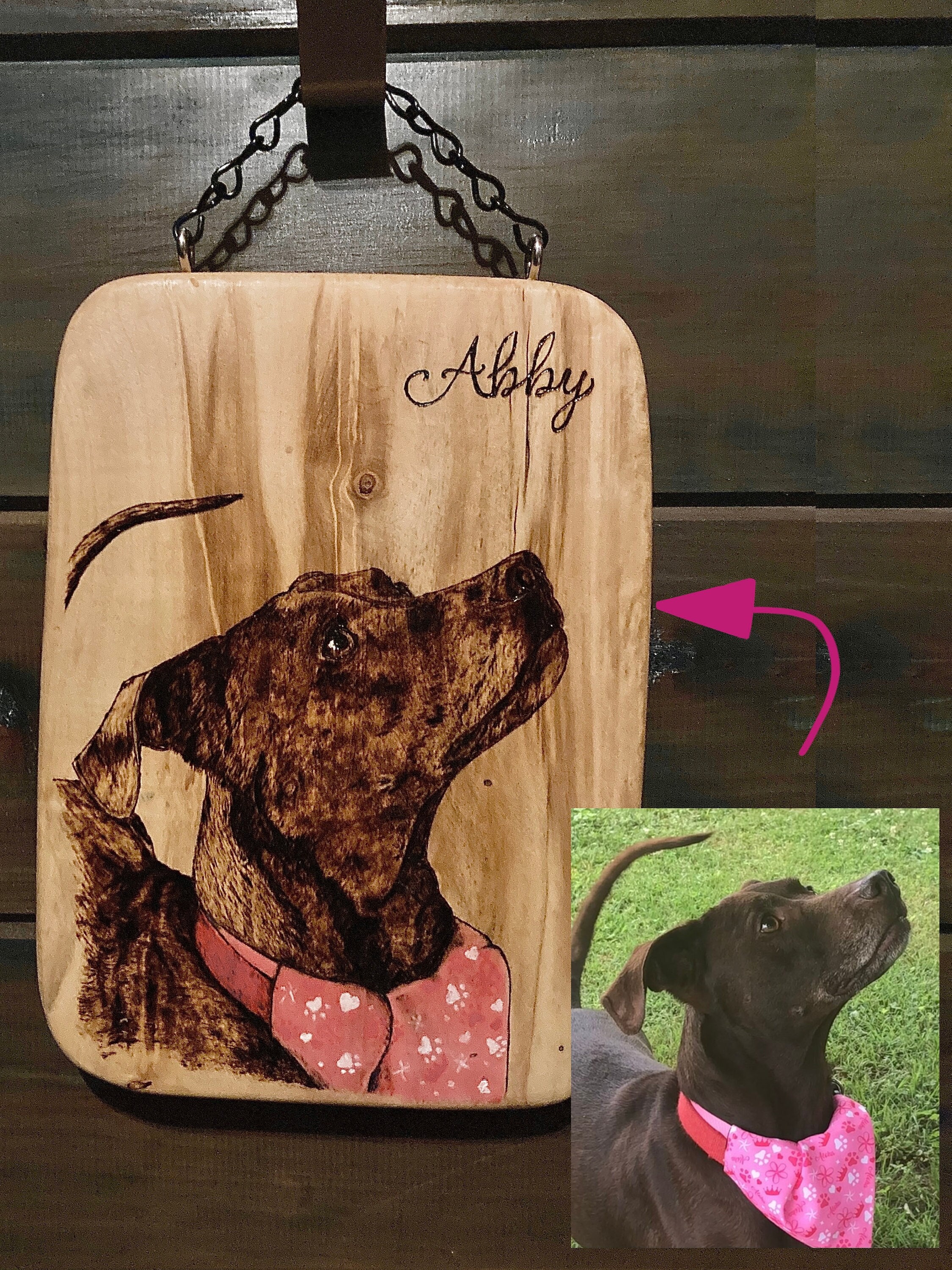 Custom Pyrography and Pet Portraits (see Description for Instruc-tions ...