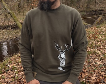 Follow The Wild Ones Designs Unisex Sweatshirts LIVING SKILLS Clothing bushcraft survival flintknapping rewild
