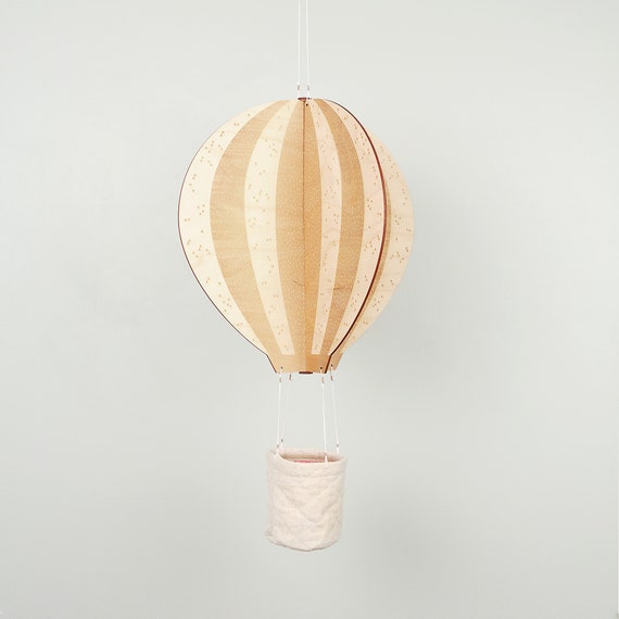 Handmade Hot Air Balloon Ceiling Hanging Room Decor Kids Room Modern Nursery Mobile