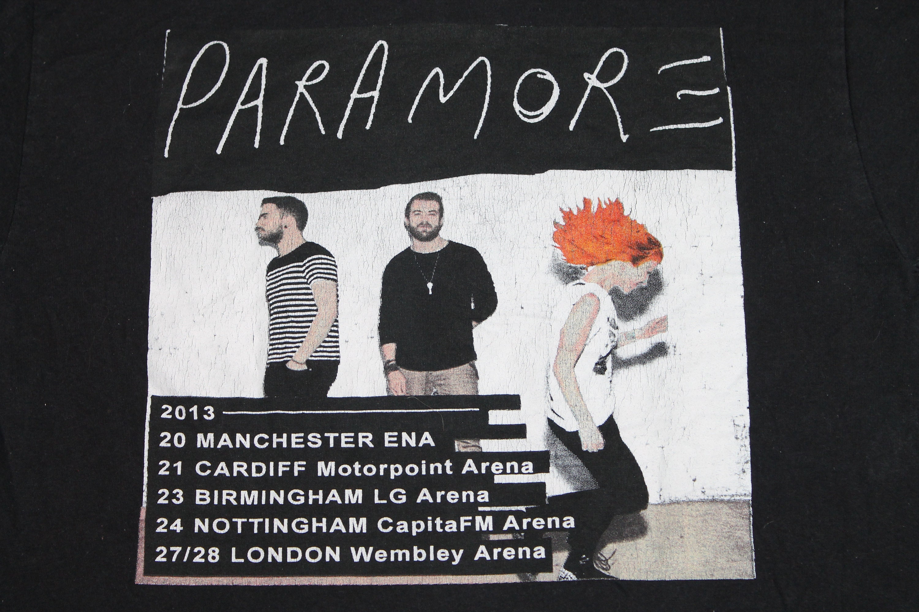 paramore official tour shirts