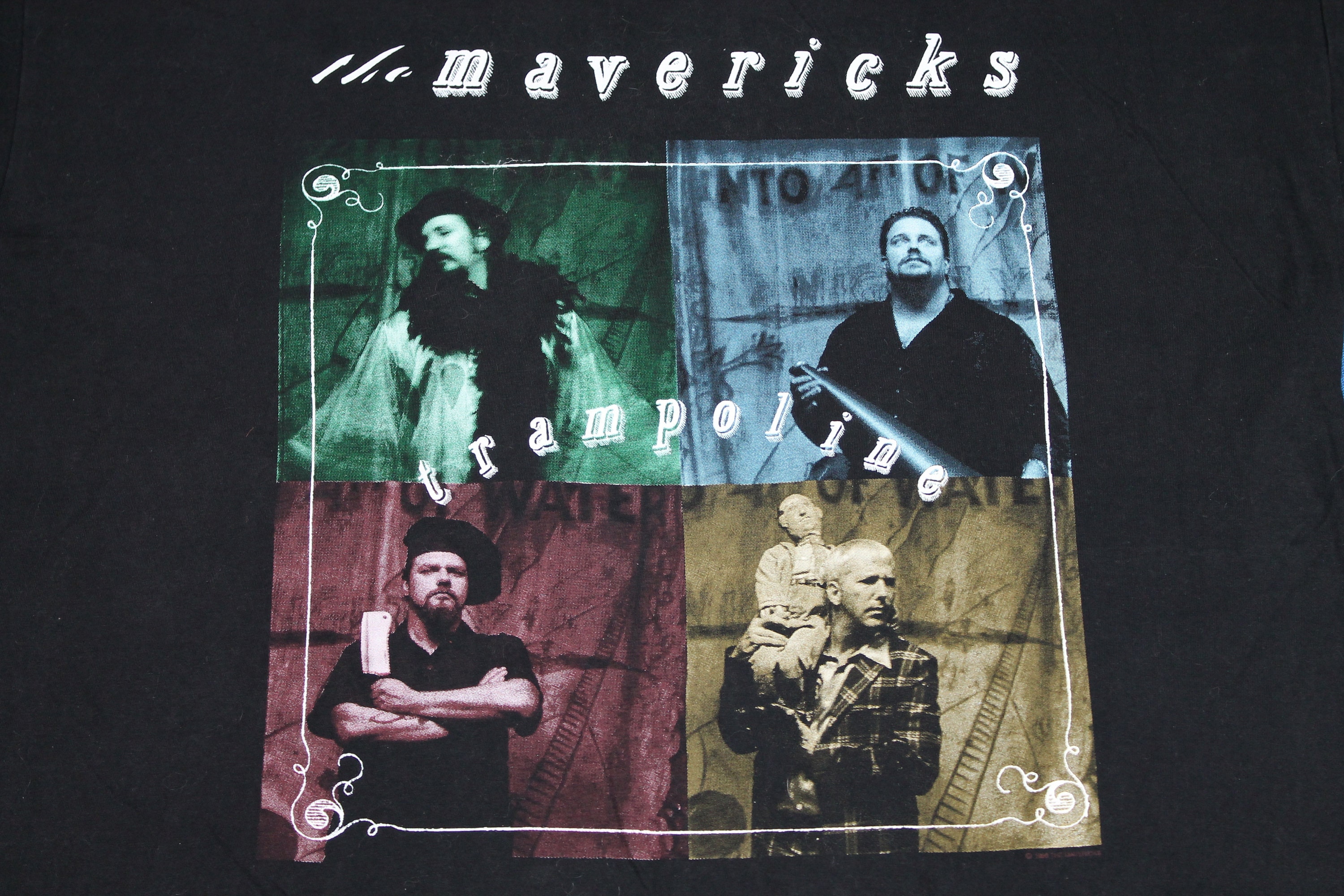 90s The Mavericks shirt Trampoline tour 1998 American country Etsy