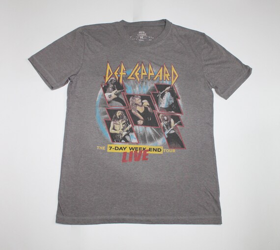 def leppard 7 day weekend tour t shirt