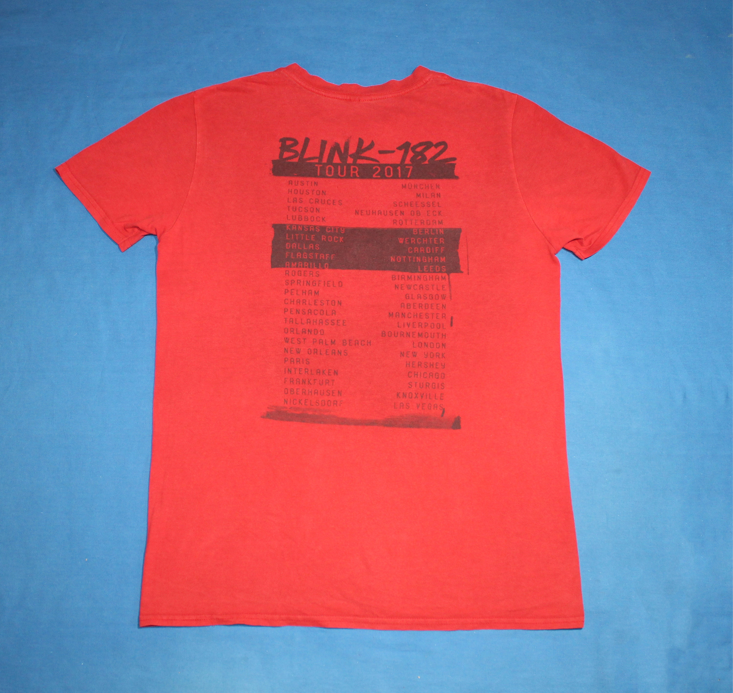 Blink182 Tour Shirt American Alternative Rock Band Shirt Pop Etsy UK