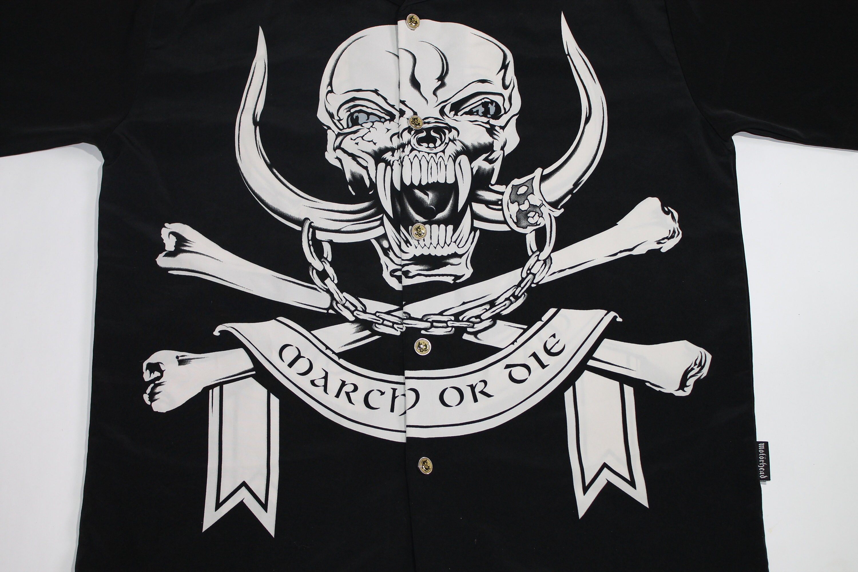 Motorhead button up shirt March or Die 