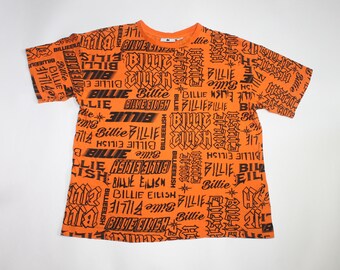 billie eilish t shirt orange