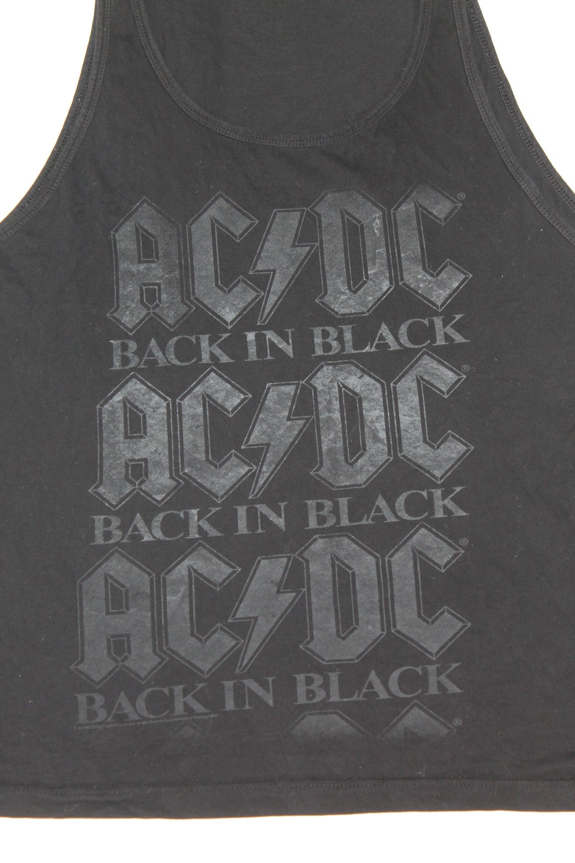 AC/DC Tank Top Shirt Rücken in Schwarz Shirt Australian Rock | Etsy