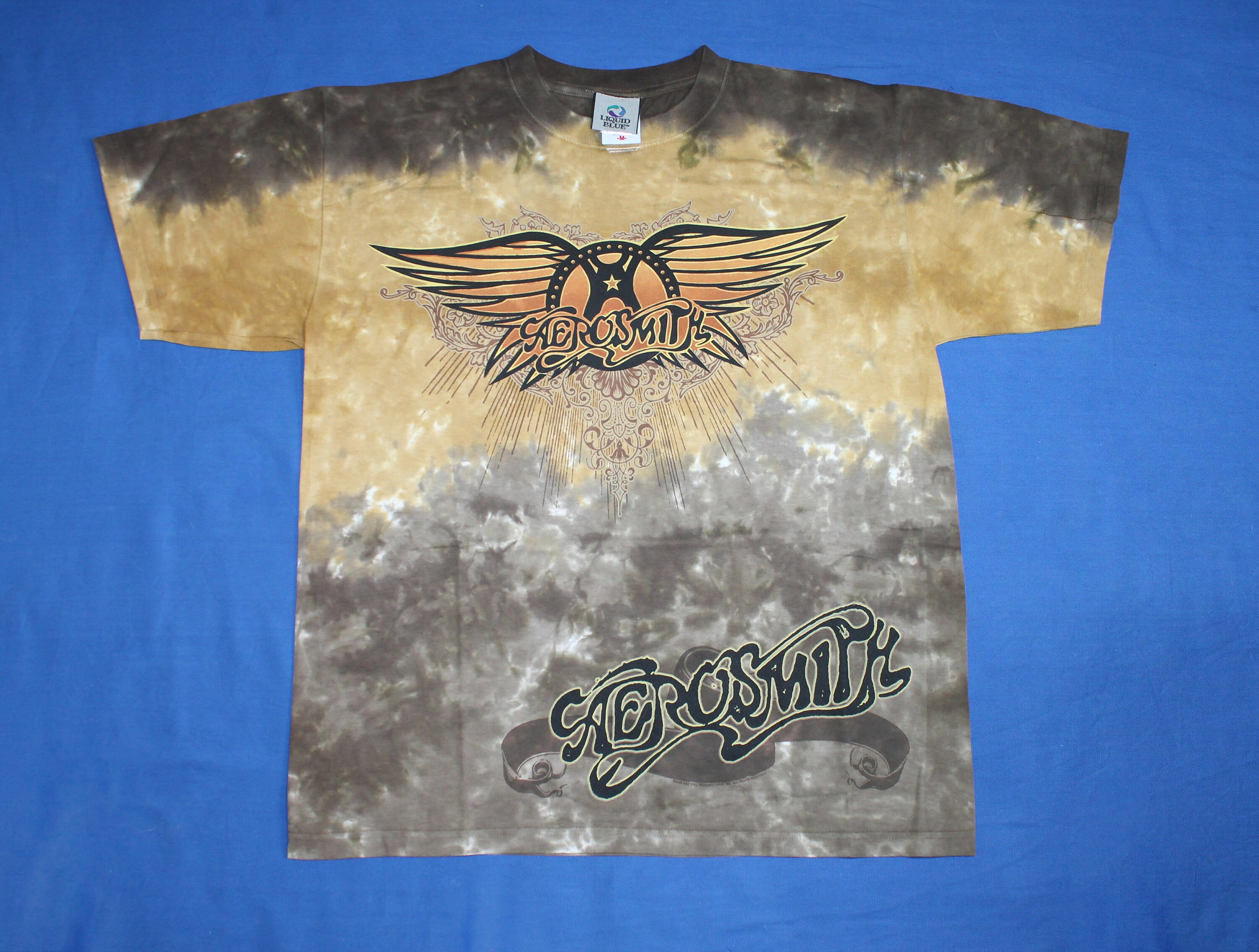 Aerosmith tie dye shirt American rock band shirt Hard rock Etsy