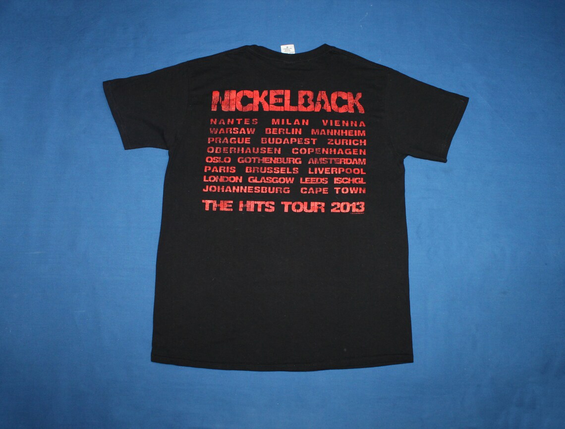 Nickelback Tour Shirt the Hits Tour Canadian Post Grunge Band Etsy