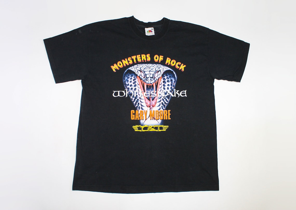 Whitesnake Shirt Monsters of Rock Tour Shirt England Hard Rock | Etsy