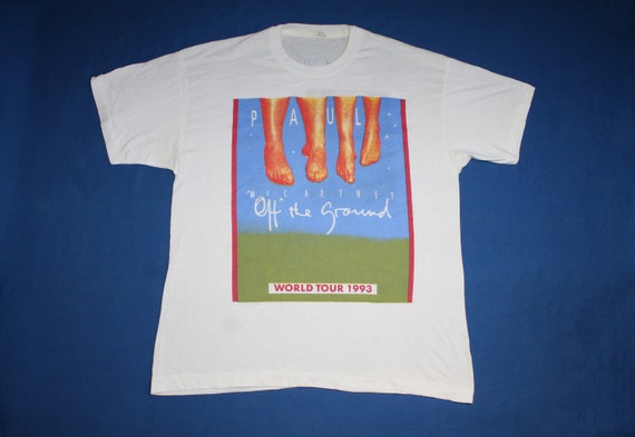 1993 Paul McCartney Tour shirt Off the Ground Tour