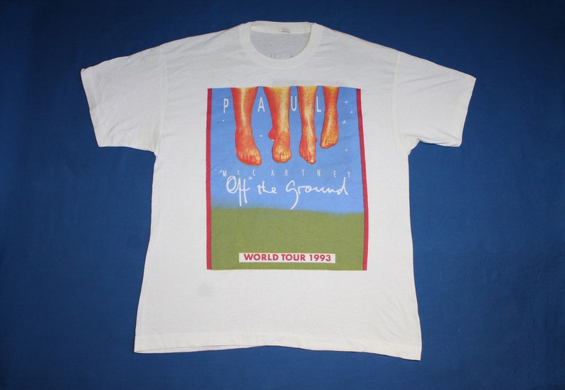 1993 Paul McCartney Tour shirt Off the Ground Tour English rock band shirt Rock Pop Men/'s size XL