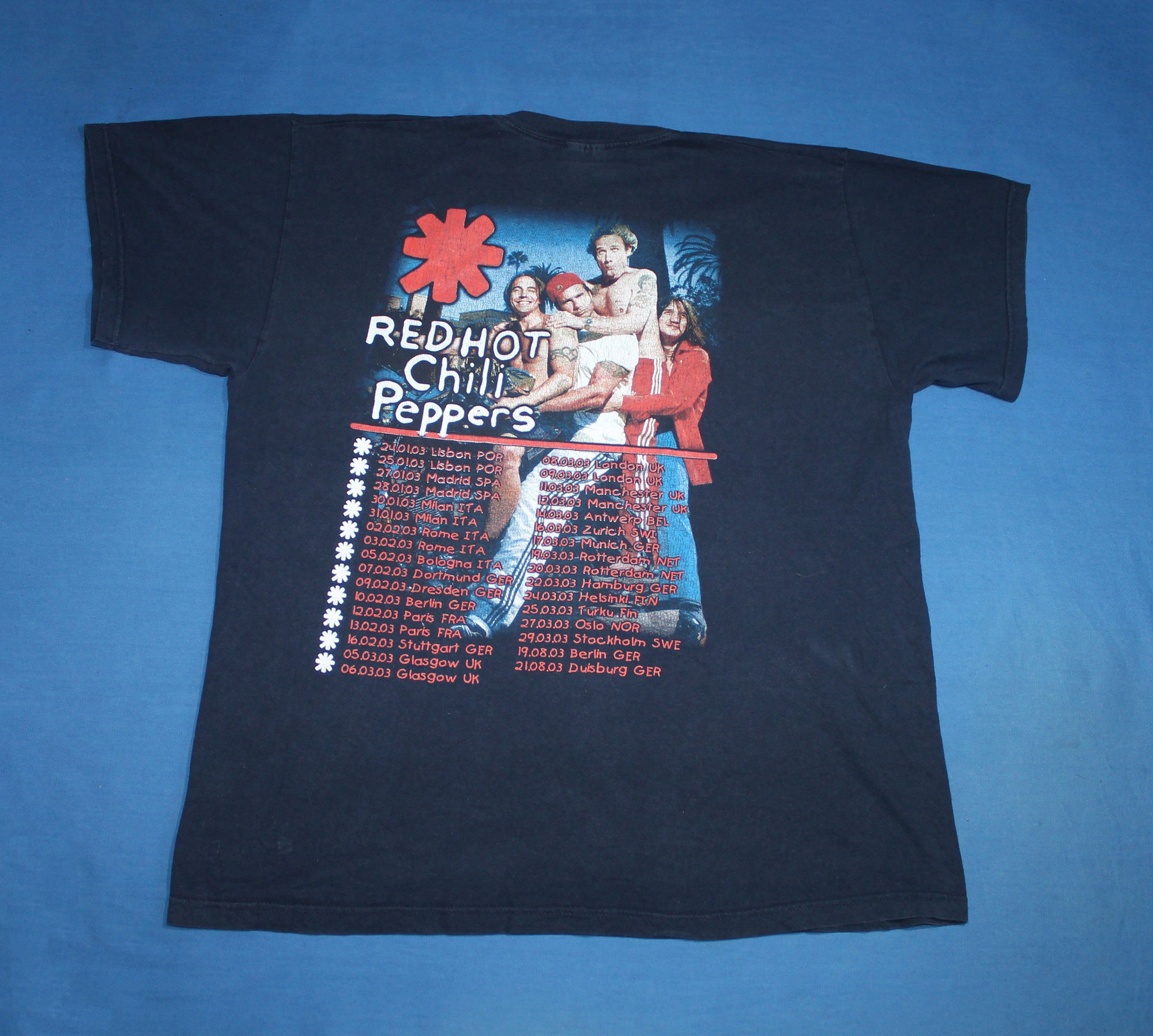 Red Hot Chili Peppers Shirt 2026 Asterisk Logo Tee Outfit