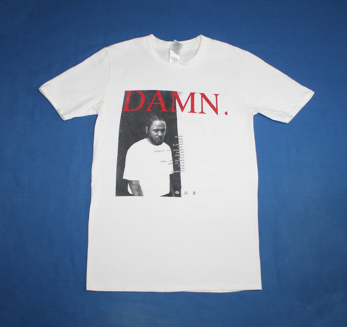 Kendrick Lamar Shirt the Damn Tour Shirt Hip Hop Men's Etsy