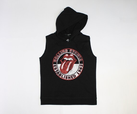 The Rolling Stones sleeveless hoodie English rock
