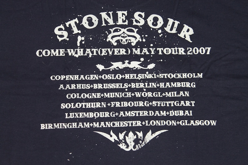 Stone Sour tour shirt Come What ever May Tour American Alternative metal band shirt Men/'s size XL