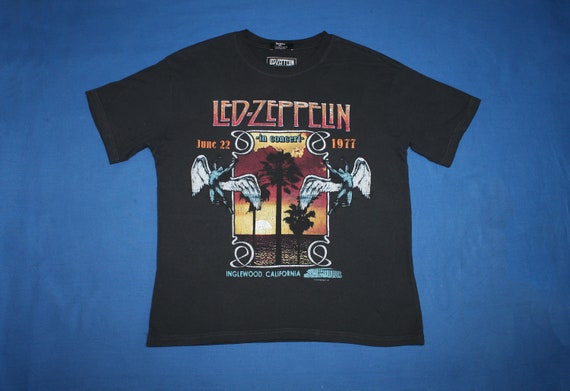 Led Zeppelin shirt North American Tour 1977 England rock band | Etsy