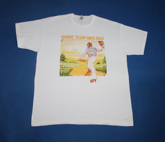 Elton John shirt Goodbye Yellow Brick Road shirt R