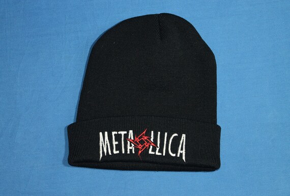 90s Metallica Ninja Star Beanie Hat - Etsy