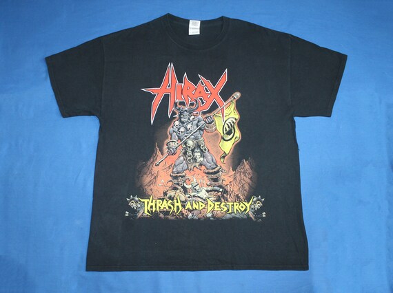 Hirax Shirt Thrash and Destroy Shirt 