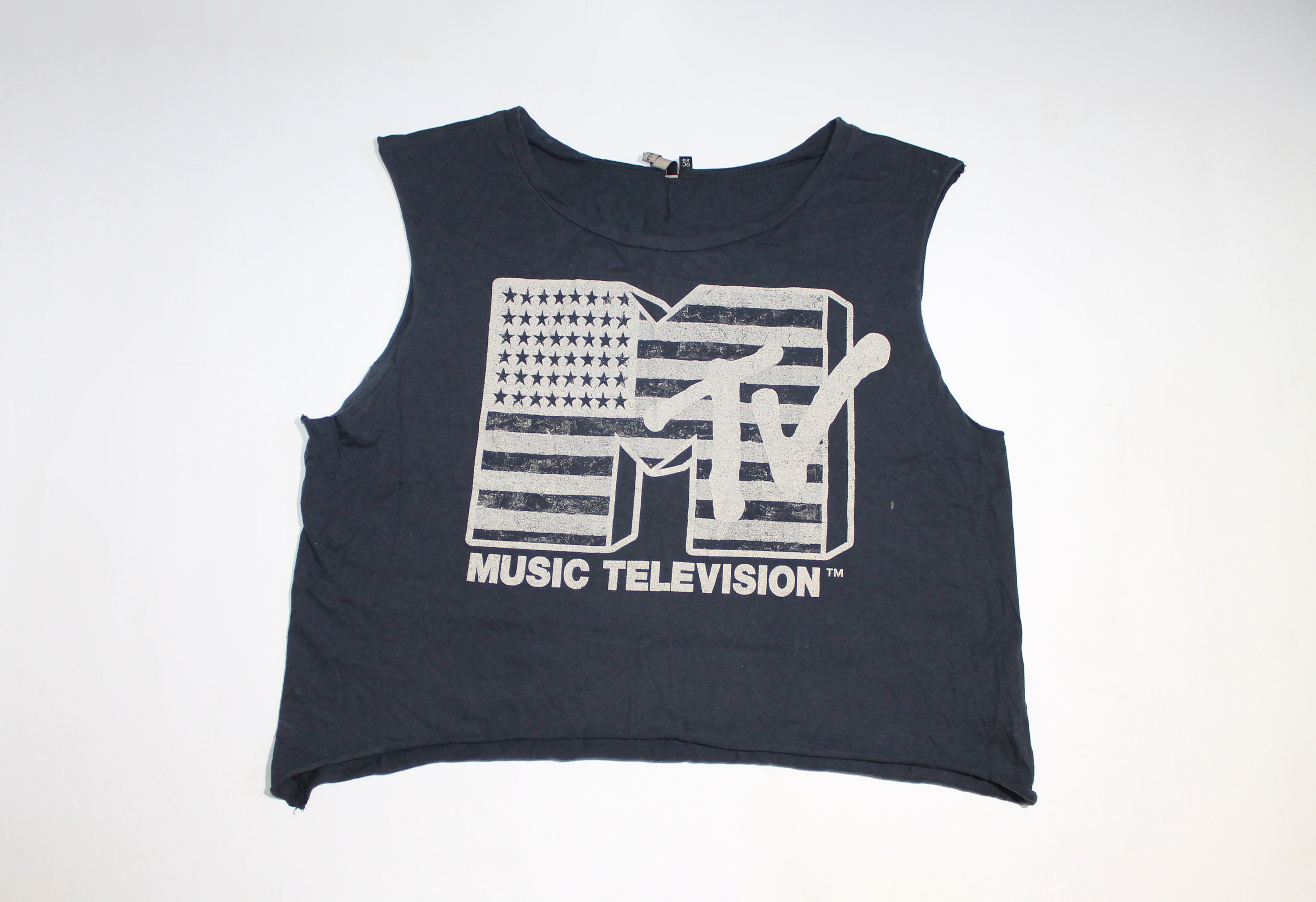 MTV Cropped Shirt Ladies Shirt Size 10 