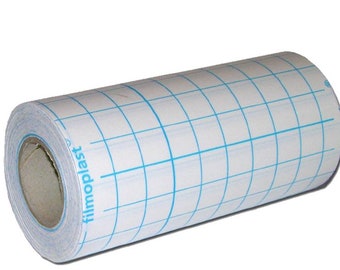 Stabilisator, fleece, zelfklevend borduurvlies Filmoplast van Gunold, 20 cm breed, rol 25 m, wit