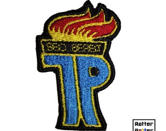 Patch "JP Young Pioneers" Torch - 4 x 6 cm - embroidered