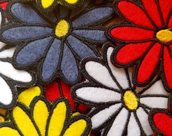 Patch "flower" made of needle felt