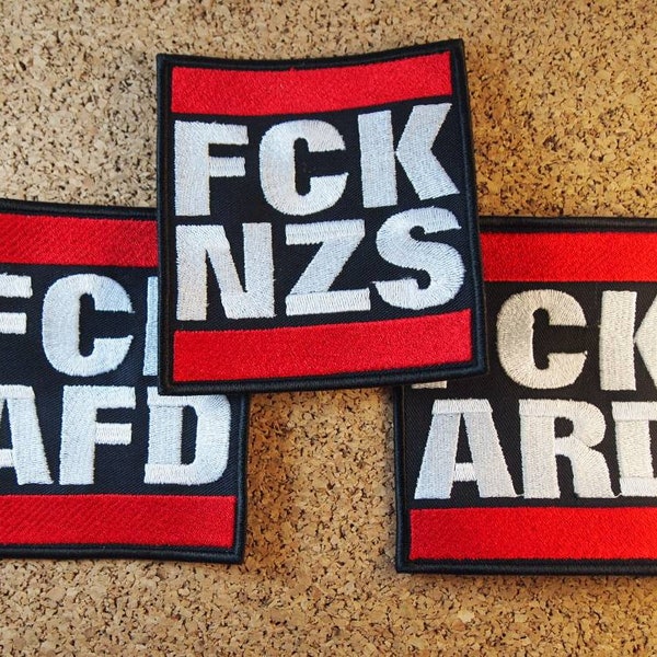 Patches - Antifa - FCK NZS AFD etc.