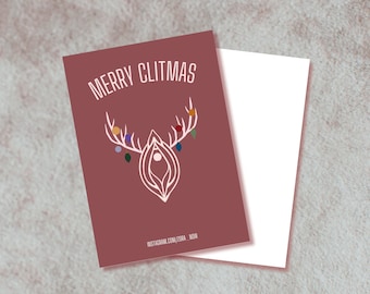 MERRY CLITMAS Cartolina di Natale