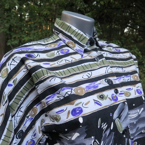 Vintage 1980s Japanese-esque Button-Down Shirt Soho