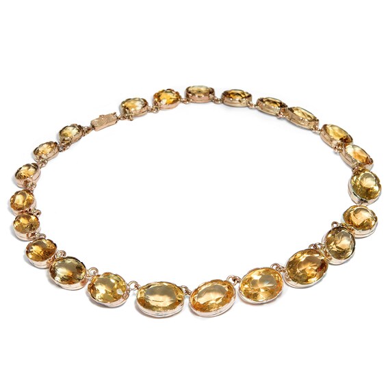 Victorian Citrine Riviere