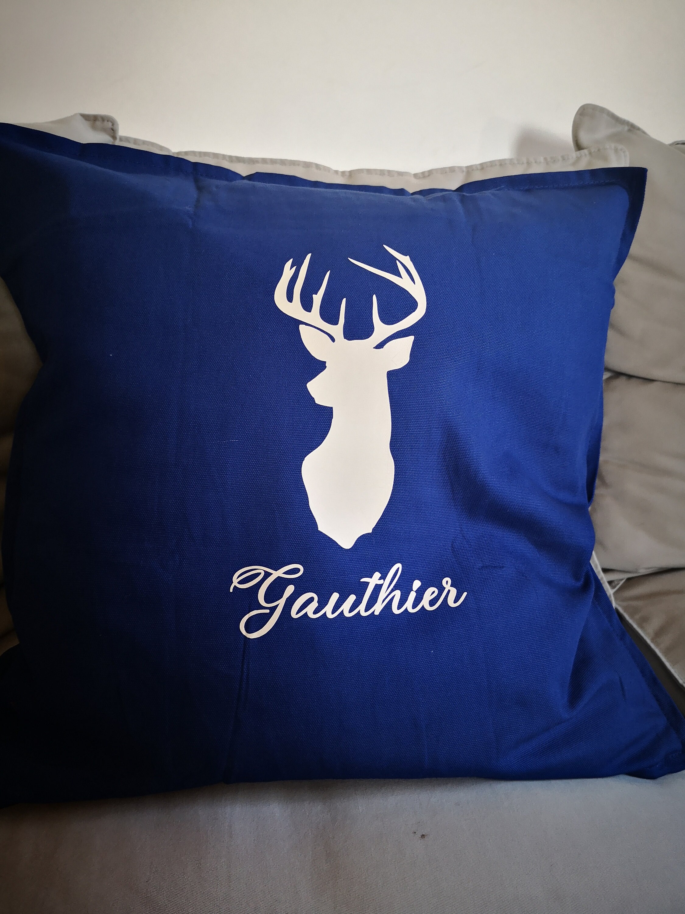 Coussin Coton Motif A Personnaliser