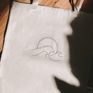Fairtrade organic jute bag cotton bag sun sea