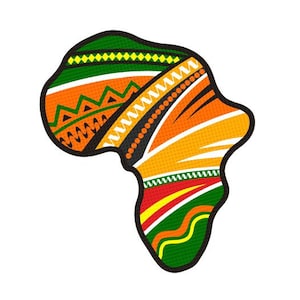 Formats - SVG, PNG, PDF - Africa map, Beautiful Africa, map of Africa