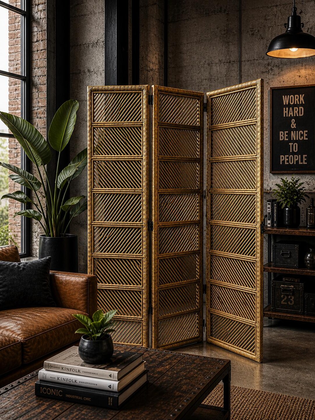 Luxury Cane Divider | Handwoven Rattan Partition | Japandi Interior ...