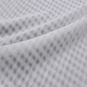White Lattice Print Silk Cotton Blend Fabric ,Silk Cotton Blend Fabric ,Fabrics In The Yard,Width 55 inch