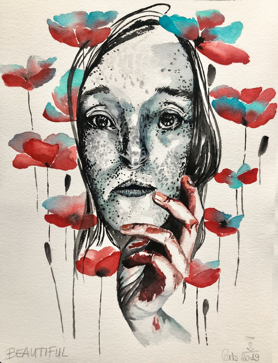 Beautiful Watercolor Painting Etsy