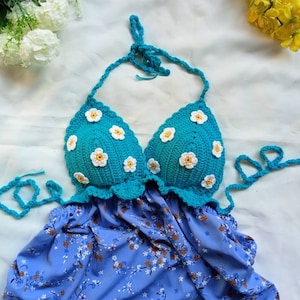 Crochet dress for women size M