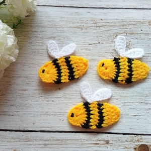 Easy Crochet Bee Pattern /Bee only, PDF Pattern - Instant Download