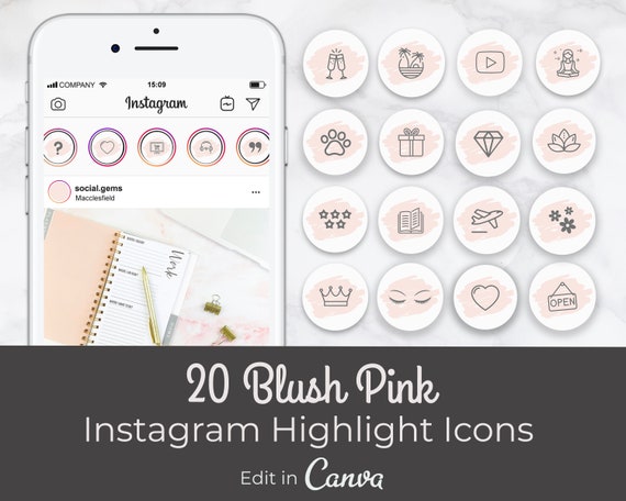 Instagram Highlights Icons Instagram Stories Story Covers | Etsy