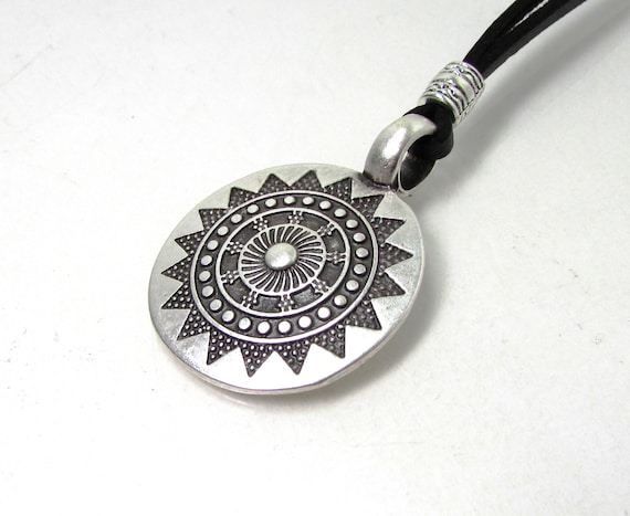 handcrafted necklace handcrafted Boho style sun necklace thread necklace sun handcrafted long necklace
