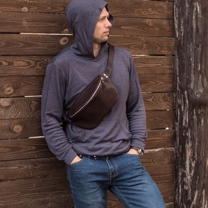 Bauchtasche, Hüfttasche, Hüfttasche aus Bio-Leder, Bauchtasche, Bauchtasche, Gürteltasche, Geldbeutel, Hüfttasche