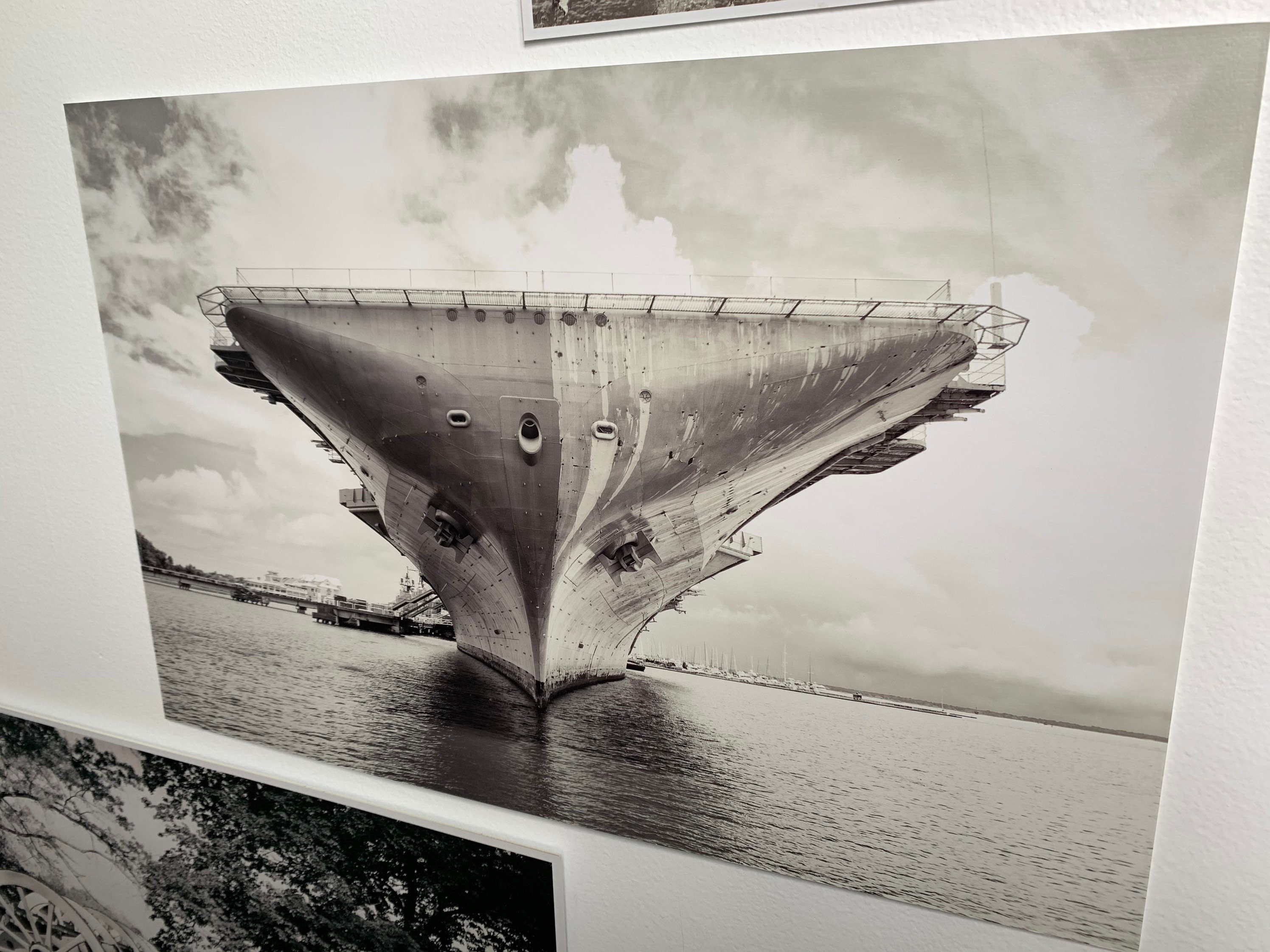 Aircraft Carrier - Black and White Print - Etsy