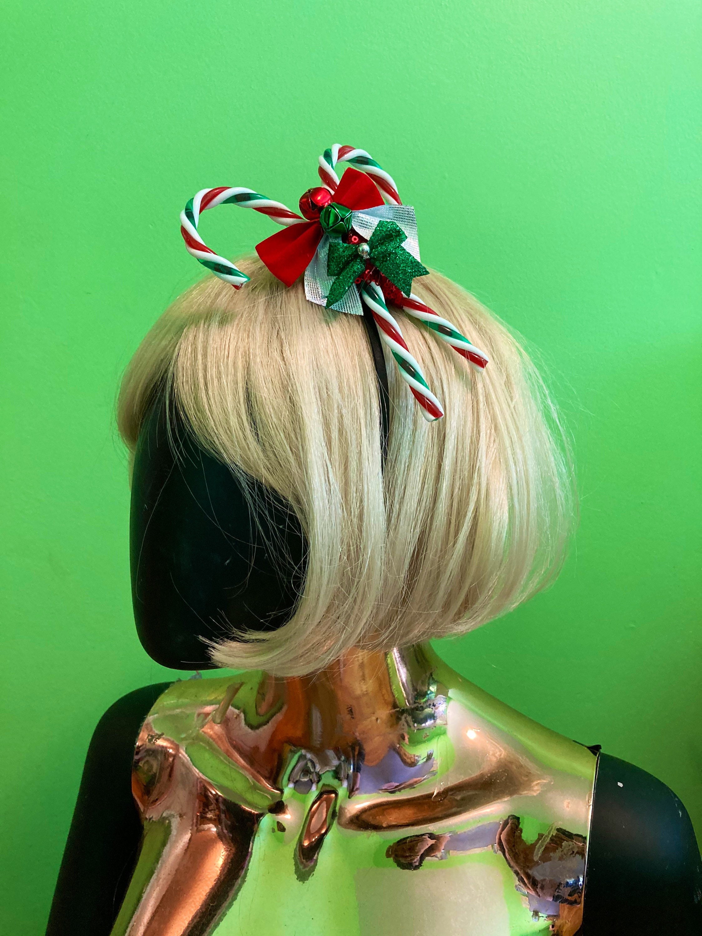Candyland/Candycane Holiday Headpiece Etsy