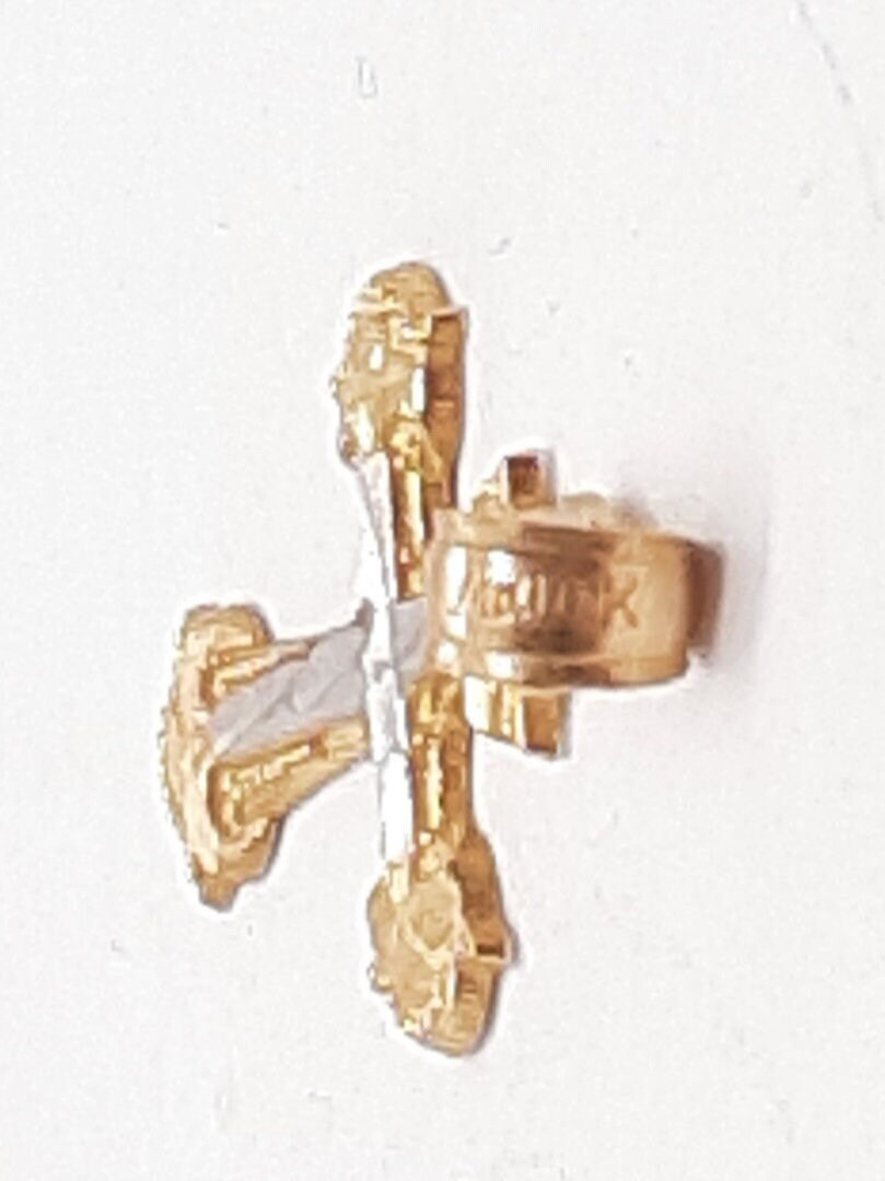 Anhänger Kreuz 38x20,5mm Aus 750 Weißgold
