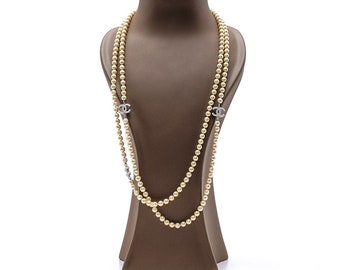 Chanel Pearl Necklace - Etsy New Zealand