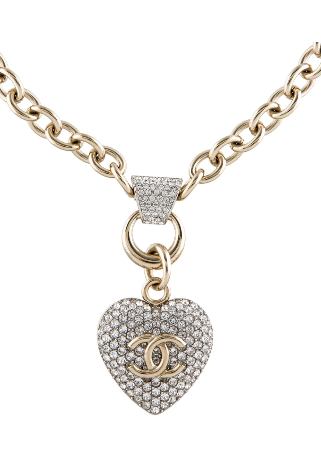 Chanel Heart Pendant Etsy UK