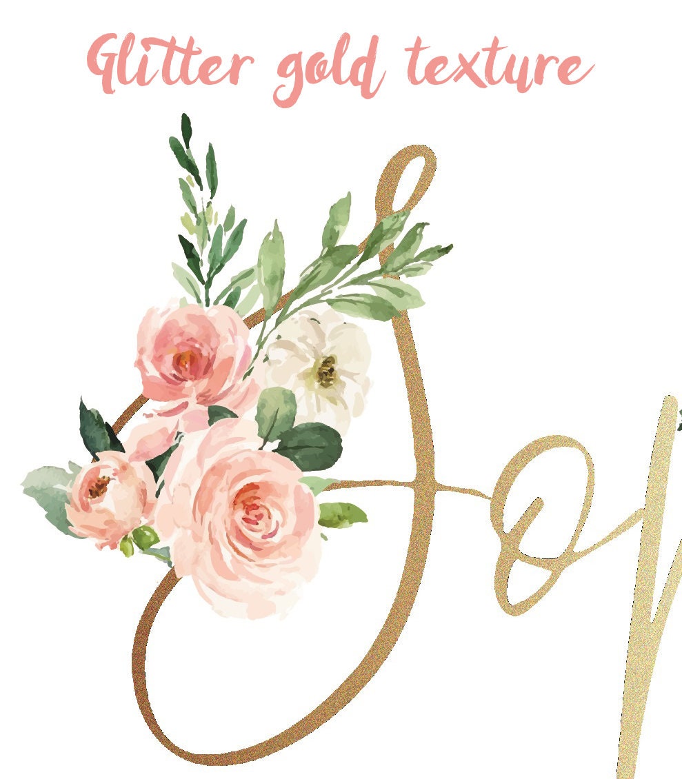 Personalized Nursery Name Print Art Wall Decor Hand Painted Etsy